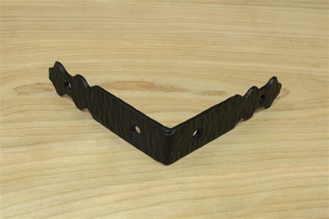 black metal brackets for wood|decorative black metal corner hardware.